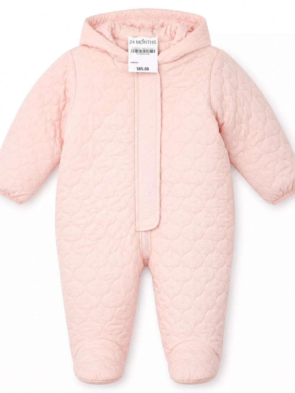 First Impressions Baby Girls Hooded Quilted Footed Snowsuit